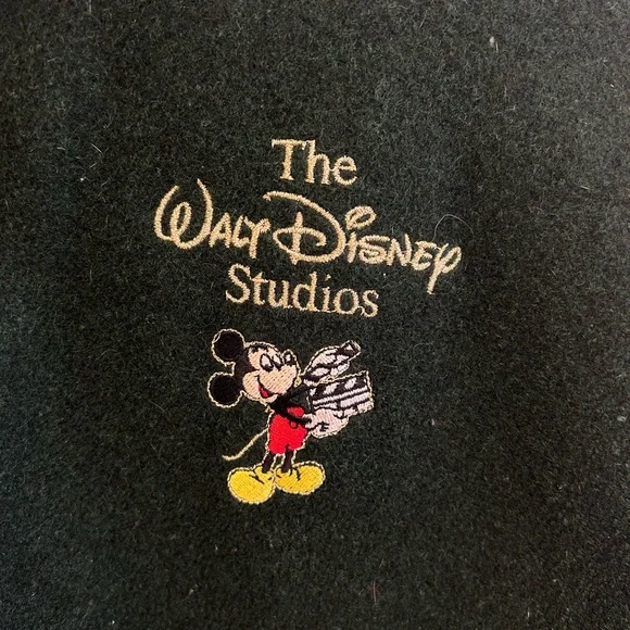 VINTAGE GREEN SUEDE WALT DISNEY STUDIOS BOMBER JACKET - Picture 4 of 4